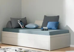 New Paidi Funktionsbett Flynn 100 x 200 cm Kieselgrau