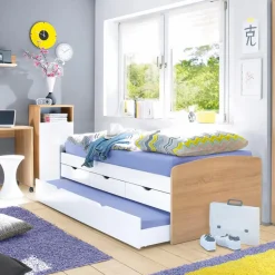 Best BEGABINO Funktionsbett Nessi 90 x 200 cm Eiche Sonoma