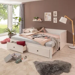 New Inter Link Funktionsbett Polina 90/180x200 cm Weiß