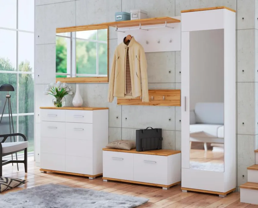 Sale Wójcik Garderobenbank Hola Weiß