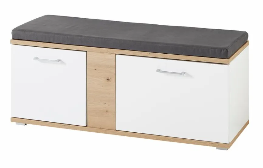 Sale Innostyle Garderobenbank Signo Weiß / Eiche