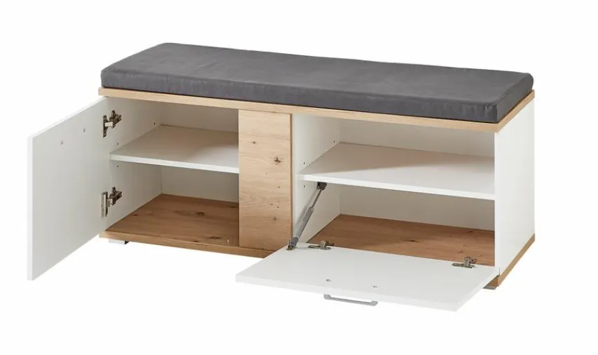 Sale Innostyle Garderobenbank Signo Weiß / Eiche