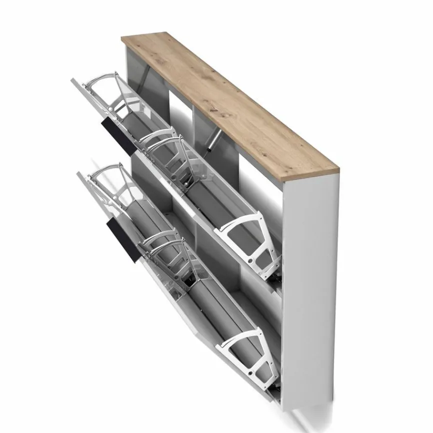 Outlet Garderobenkombination Space Grau