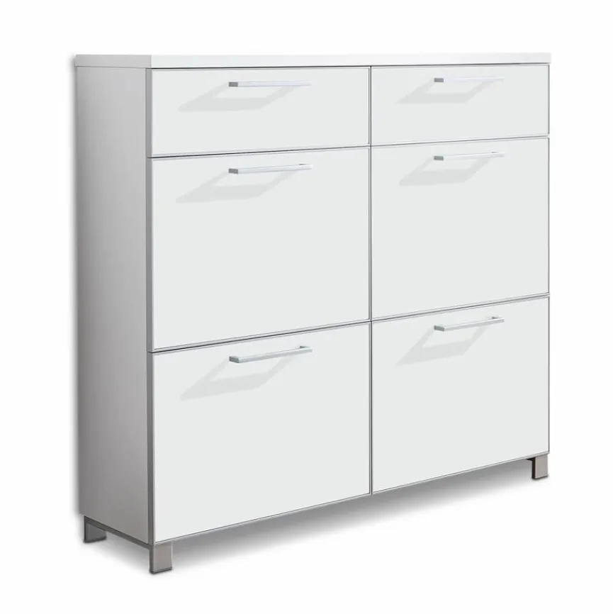 Outlet Voss Möbel Garderobenkombination Santina Weiß