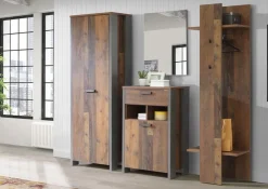 Discount FORTE Garderobenpaneel Clif Dunkelbraun