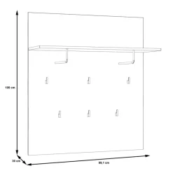 FORTE Garderobenpaneel Farida