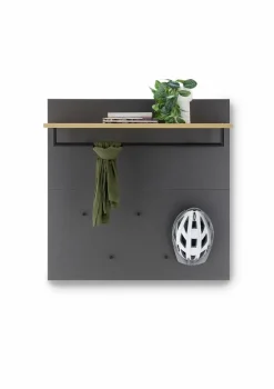 Sale Germania Garderobenpaneel Granera Graphit / Eiche