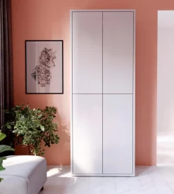 Best FORTE Garderobenschrank Alice Springs Grau