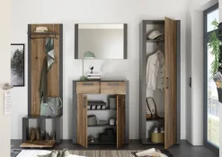 Outlet Garderobenschrank Athen Eiche dunkel