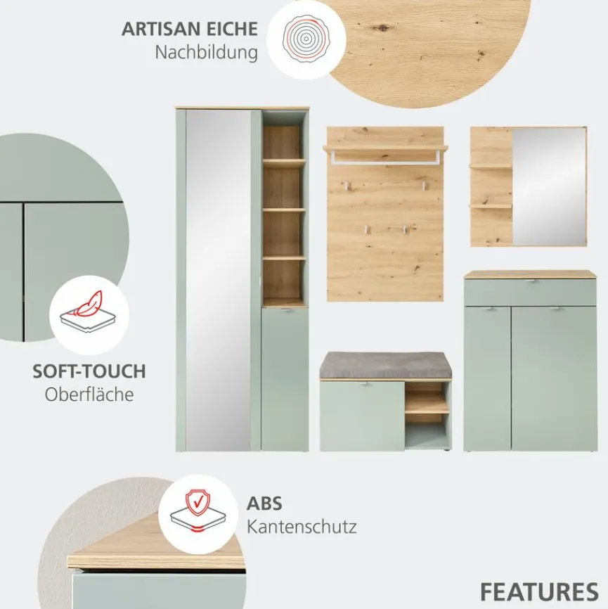 Online Innostyle Garderobenschrank Bari Schilf