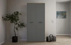 Clearance Garderobenschrank Leon Anthrazit