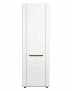 Outlet trendteam Garderobenschrank Marlon Weiß Hochglanz