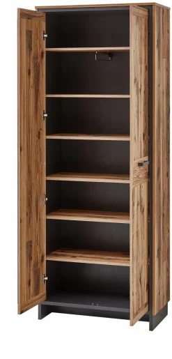 New Innostyle Garderobenschrank Prato Eiche / Graphit