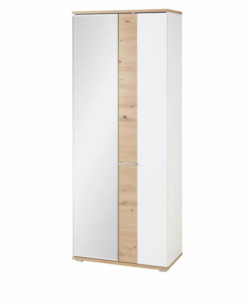 Online Innostyle Garderobenschrank Signo Weiß / Eiche