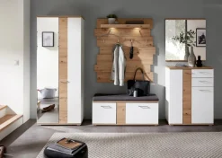 Online Innostyle Garderobenschrank Signo Weiß / Eiche