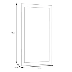 FORTE Garderobenspiegel Farida