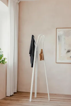 Online Metallbude Garderobenständer Charles Weiß