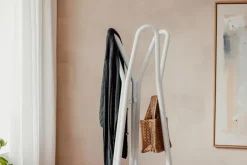 Online Metallbude Garderobenständer Charles Weiß