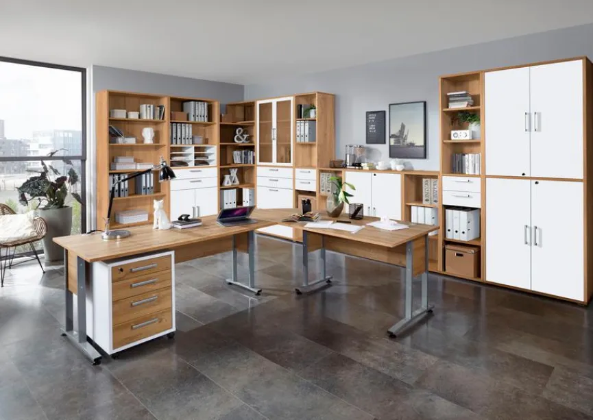 FMD Glastüren-Set Calvia Alteiche