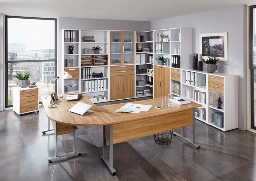 FMD Glastüren-Set Calvia Alteiche