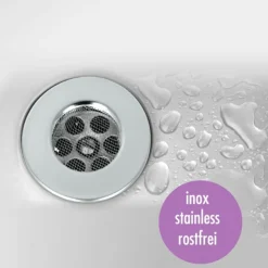 Clearance Haarfangsieb Ø 7,5 cm Silber