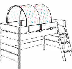 Kinder Paidi Halb-Zelt