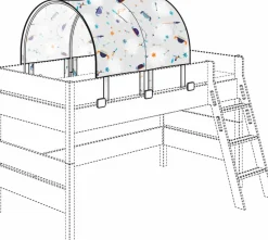 Kinder Paidi Halb-Zelt