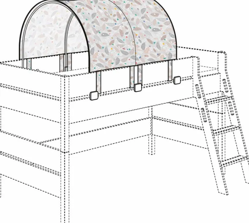 New Paidi Halb-Zelt Grau