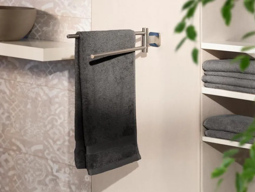 WENKO Handtuchhalter Porto Silber