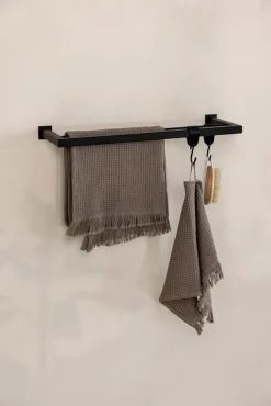 Online Metallbude Handtuchhalter Stenni Schwarz