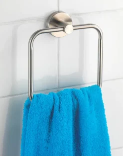 Discount WENKO Handtuchring Bosio Silber