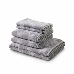 New JOOP! Handtuch-Set Cornflower 5-teilig Silber