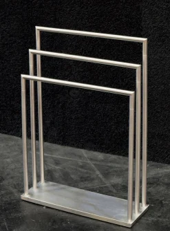 New Handtuchständer Waldi Silber