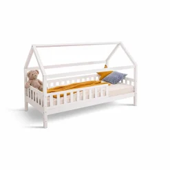 Online Hausbett Tallinn 120 x 200 cm Weiß