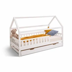 Online Hausbett Tallinn 120 x 200 cm Weiß