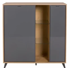 Outlet Composad Highboard Cornice Grau