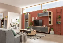 Outlet Composad Highboard Cornice Grau