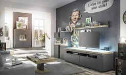 Discount set one by Musterring Highboard Lancaster Grau