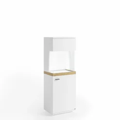 Hot set one by Musterring Highboard Lancaster Weiß