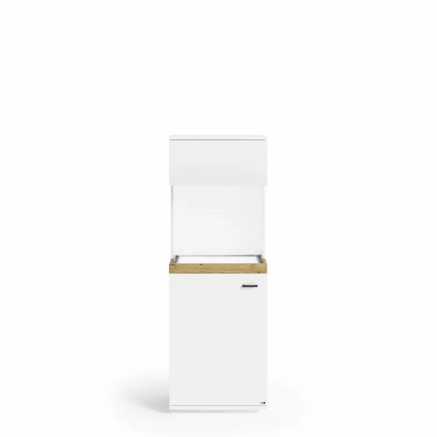 Clearance set one by Musterring Highboard Lancaster Weiß