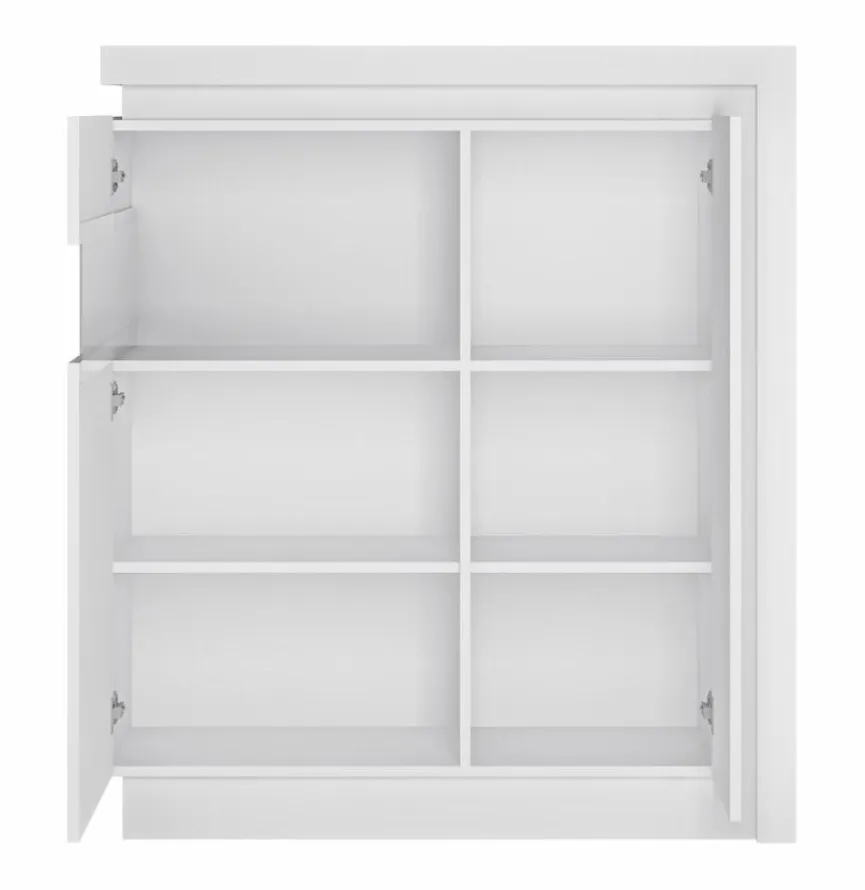 Best Wójcik Highboard Lyon 2-trg. Weiß