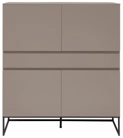 Hot Wohnconcept Highboard Saposa Basalt