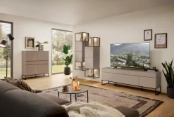 Hot Wohnconcept Highboard Saposa Basalt