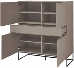 Hot Wohnconcept Highboard Saposa Basalt