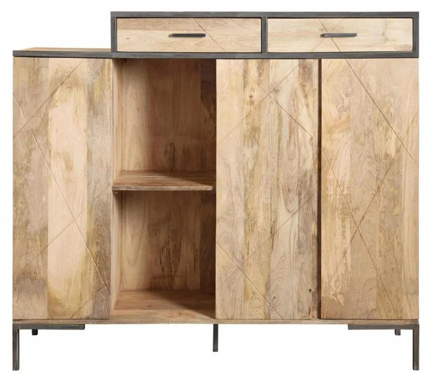 Discount WOLFMÖBEL Highboard Stadium Mango