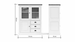 Outlet Stilreich Highboard Barreiro Weiß