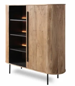 Clearance WOLFMÖBEL Highboard Bronx 4477 Akazie