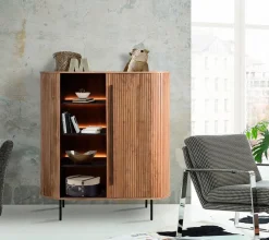 Clearance WOLFMÖBEL Highboard Bronx 4477 Akazie