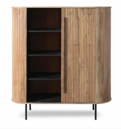 Clearance WOLFMÖBEL Highboard Bronx 4477 Akazie