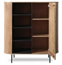 Clearance WOLFMÖBEL Highboard Bronx 4477 Akazie